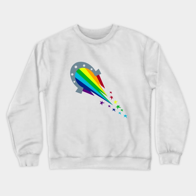 My little Pony - Equestria Girls - The Rainbooms Logo (Rainbow Rocks) Crewneck Sweatshirt by ariados4711